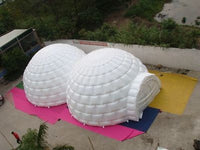 52FT (16M) Inflatable Promotion Advertising Events Igloo Double Domes Free Logo Print; NO Blower