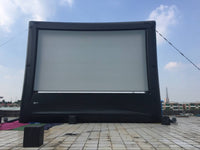 30 FT Inflatable Movie Screen No Wrinkle Commercial Business Backyard Home Cinema Strong Durable; NO Blower