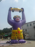 25ft (7.6M) Advertising Giant Inflatable Gorilla for Automobile Promotions; Not Incl. Blower