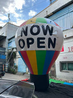 AirAds 16FT (5M) Inflatable Advertising Grand Opening Balloon NOW OPEN Celebration Giant Promotion Balloon Removable Sign Free Logo with Blower (Copy)