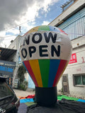 AirAds 16FT (5M) Inflatable Advertising Grand Opening Balloon NOW OPEN Celebration Giant Promotion Balloon Removable Sign Free Logo with Blower (Copy)