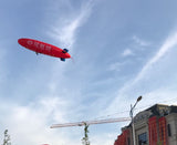 Air-Ads 12M (39FT) RC Zeppelin Giant Radio Control Blimp Airship, Double Layers Pocket (TPU + Nylon)