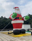 20ft 6M Inflatable Advertising Promotion Giant Christmas Santa Claus;Not Incl. Blower