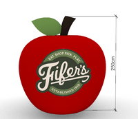 8ft (2.5m) Giant Inflatable Flying APPLE Balloon /Free Custom Logo