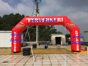AirAds Supplies 32.8FT (10M) Giant Arch Inflatable Archway Advertising Celebration Promotion Event Race; Free Logo Print