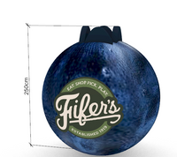 8ft (2.5m) Giant Inflatable Flying Blue Berry Balloon /Free Custom Logo