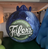 Giant Inflatable Blueberry Balloon, 8ft Flying Felium Balloon, Free Custom Logo Display, Farm Market Advertisement