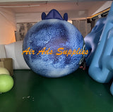 Giant Inflatable Blueberry Balloon, 8ft Flying Felium Balloon, Free Custom Logo Display, Farm Market Advertisement