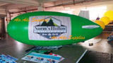 18 Foot Inflatable Advertising Blimps /Flying Giant Helium Airplane /Free Logo