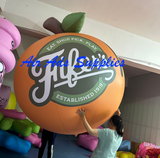 Giant 8ft Peach Advertising Balloon, Inflatable Fruit Display with Custom Logo, Commercial Promotional Decoration