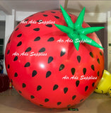 11.5ft (3.5m) Giant Inflatable Flying Strawberry Balloon /Free Logo