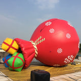 15ft (4.6M) Giant Inflatable Advertising Christmas Santa's Bag Jumbo Gift Bag with blower