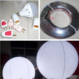 AirAds Supplies 4ft (1.2M) Hot air balloon replica with ropes 120x80cm