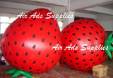 11.5ft (3.5m) Giant Inflatable Flying Strawberry Balloon /Free Logo