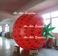 16ft (5M) Giant Inflatable Flying Strawberry Balloon /Free Logo Print