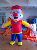6.5ft 2M Advertising Inflatable Suit Bozo the Clown /Not incl. battery