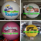 11ft 3.3m Giant Inflatable Advertising Round Balloon/Flying ceremony Party/Free Logo