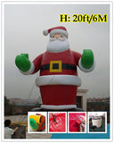 20ft 6M Inflatable Advertising Promotion Giant Christmas Santa Claus;Not Incl. Blower