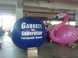 Air-Ads 11.5FT (3.5M) Inflatable Water Drop Shaped Balloon; Advertising Flying Helium Balloon; Free Logo