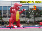 20ft 6M Inflatable Advertising Promotion Giant Monsters Gorilla Buddy Crocodile;Not Incl. Blower