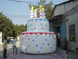 26'ft 8M Inflatable Promotion Advertising Anniversary Celebration Birthday Cake; NO Blower