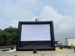 26FT Inflatable Movie Screen No Wrinkle Outdoor Cinema;Not Incl. Blower