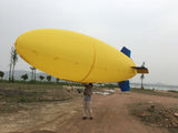 Air-Ads 24M 80ft RC Zeppelin Giant Radio Control Blimp Airship Auto Pressure Adjust for Science Research and Aerial Construction Work /2 Days On Site Training (PVC+Nylon)