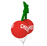 16ft (5x4M) Giant Inflatable Flying Cherries with Branches Balloon /Free Logo