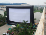 53x30ft Inflatable Movie Screen High Stand Theater Screen Wrinke Free;NO BLOWER