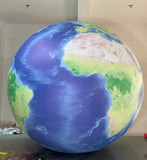 Air-Ads 8ft (2.5m) Giant Inflatable Globe Map World Balloon /Free Logo Print (PVC)