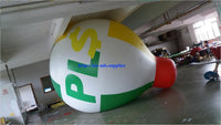 Air-Ads 16FT (5 Meter) Inflatable Hot Air Balloon Replica; Holiday Helium Balloons; Free Logo
