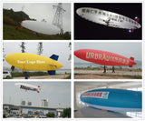 Air-Ads 14M (45 ft) RC Blimp Giant Radio Control Zeppelin Airship Double Engines Auto Pressure Adjustment for Advertising; Science Research; Construction Work incl. 2 Days On Site Training