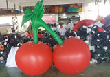 16ft (5x4M) Giant Inflatable Flying Cherries with Branches Balloon /Free Logo