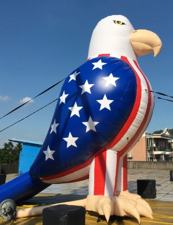20ft (6M) Inflatable Advertising Promotional Giant American Eagle; Not Incl. Blower