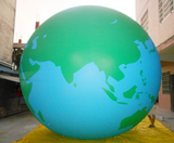 AirAds 6.5ft (2M) Inflatable Balloon Globe Map World Balloon /Free Logo (PVC)