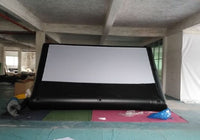 14x7FT Inflatable Frame Movie Screen Mattress Screen Home Theatre Durable Seamless No Wrinckle Screen, No Backing Screen No Blower