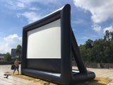 30'x17' Inflatable Movie Screen No Wrinkle Commercial Business Backyard Home Cinema Strong Durable; NO Blower